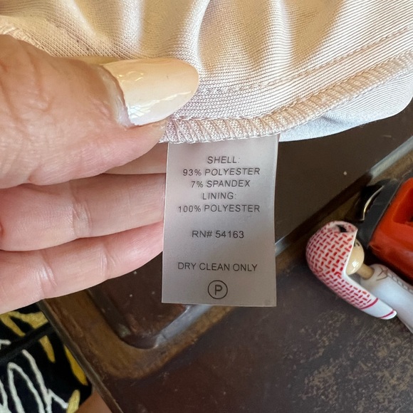 Calvin Klein Blush Midi Bodycon Dress - Picture 7 of 8